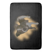 Fox Terrier Waterverf, Memory Foam Bathmat Badmat (Voorkant Verticaal)