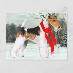 Fox Terrier Winter Briefkaart