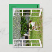 Fox Terriers die de tuin verkennen, Briefkaart (Voorkant / Achterkant)