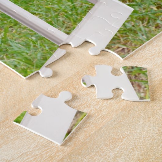 Fox Terriers die de tuin verkennen,  Legpuzzel (Zijkant)