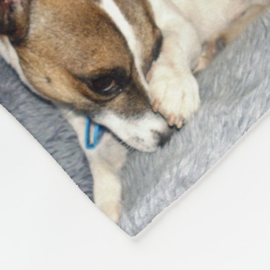 Fox Terriers in een fotocollage, Fleece Deken (Hoek)