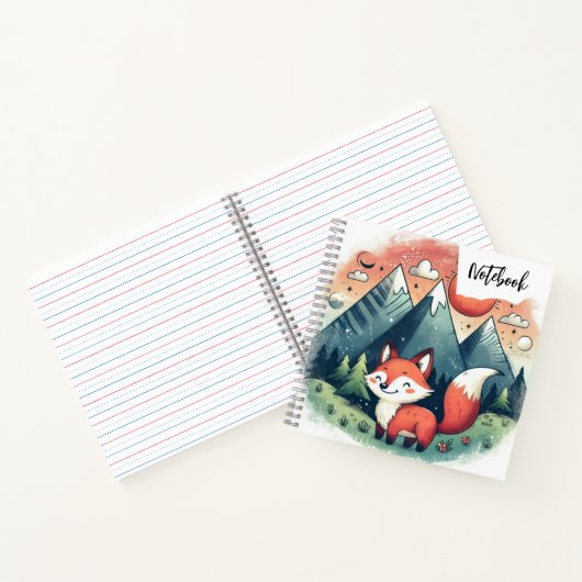 Fox & the Sunset Peaks – Een woestijn sprookje voo Notitieboek (Binnen)