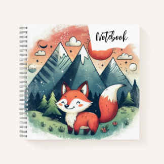 Fox & the Sunset Peaks – Een woestijnverhaal voor  Notitieboek