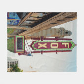 Fox Theater, Atlanta, Kerstmis, Fleece Deken (Voorkant (Horizontaal))