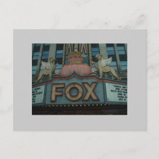 Fox Theater, Detroit, Michigan Briefkaart