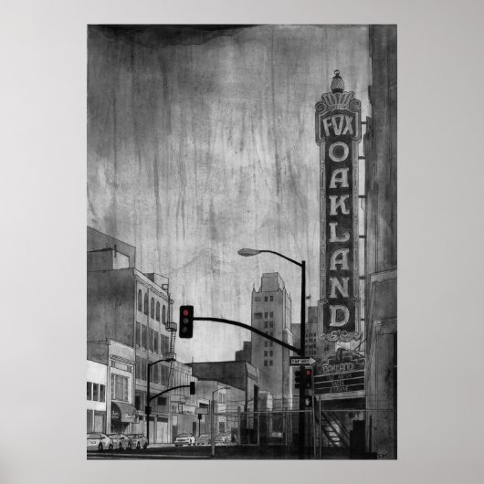 Fox Theater Oakland Poster (Voorkant)