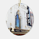Fox Theater, St. Louis, kerstversiering, Keramisch Ornament (Links)