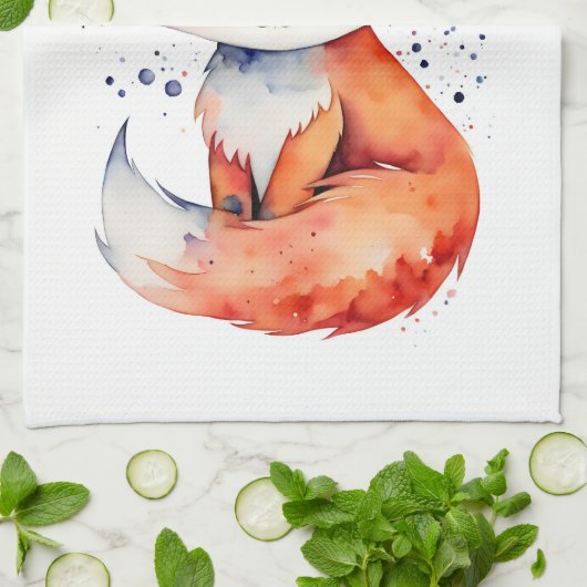 Fox Theedoek (Gevouwen)