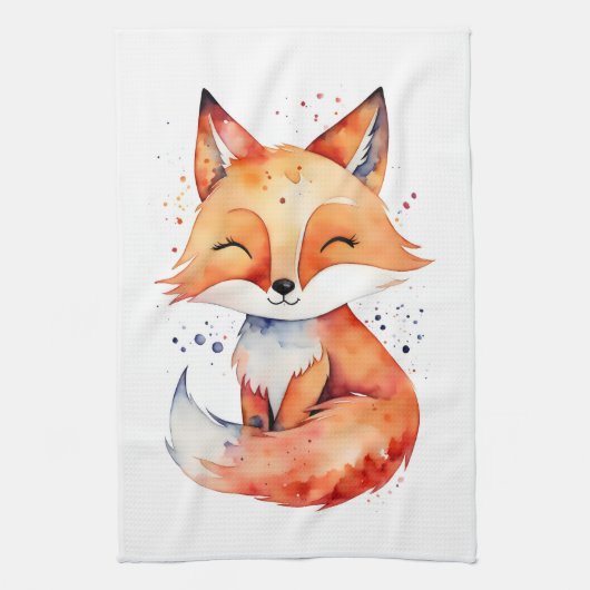 Fox Theedoek (Verticaal)