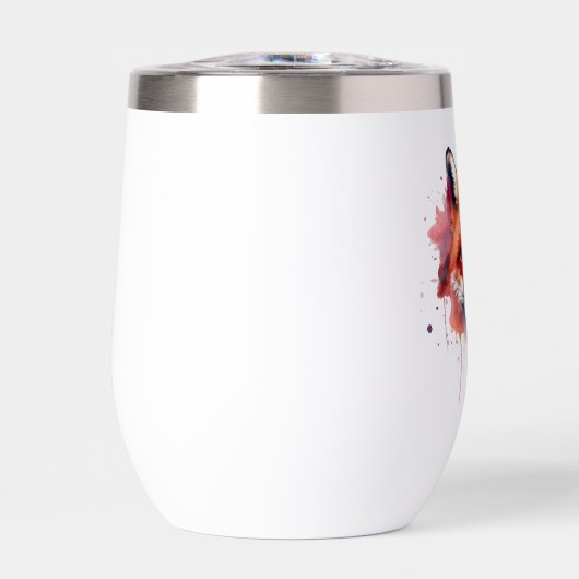 Fox Thermal Wine Tumbler (Voorkant)