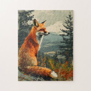  Fox: Tijdloze Wildlife Charm Legpuzzel