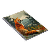  Fox: Tijdloze Wildlife Charm Notitieboek (Rechterzijde)