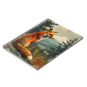  Fox: Tijdloze Wildlife Charm Notitieboek (Linkerzijde)