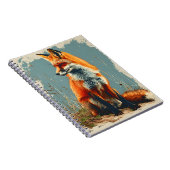  Fox: Tijdloze Wildlife Charm Notitieboek (Rechterzijde)