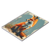 Fox: Tijdloze Wildlife Charm Notitieboek (Linkerzijde)