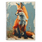 Fox: Tijdloze Wildlife Charm Notitieboek (Voorkant)