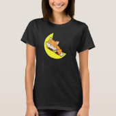 Fox tired Nap de hele dag in de slaapstand T-shirt (Voorkant)