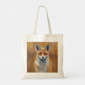 fox Tote bag. Beautiful fox design Tote Bag (Achterkant)
