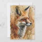 Fox Totem Spirit Animal Betekenis Kaart (Voorkant)