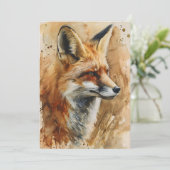 Fox Totem Spirit Animal Betekenis Kaart (Staand voorkant)