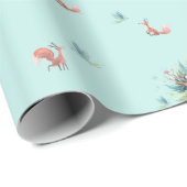 Fox Tree Wrapping Paper Cadeaupapier (Rol Hoek)