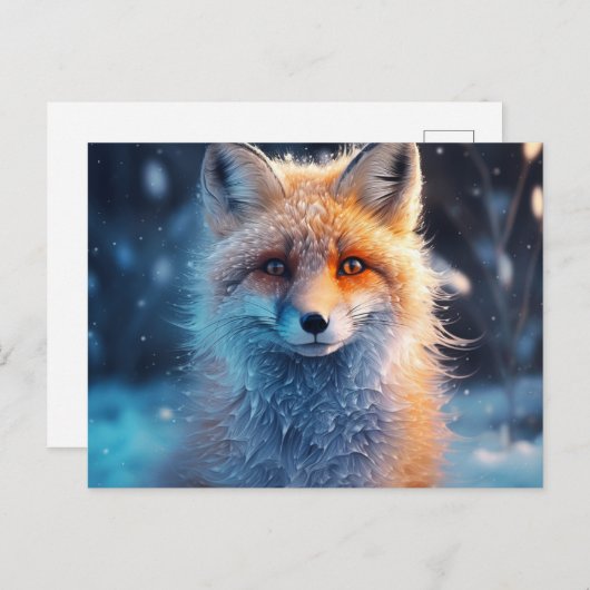 Fox Tricks in the Wild Lands Briefkaart (Voorkant / Achterkant)