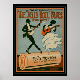 Fox Trot Music Hoesje "Jelly Roll Blues" Poster