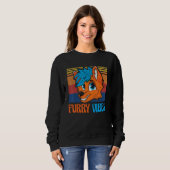 Fox Trots Furry Vibes Furry Staart Furry Persoon C Trui (Voorkant volledig)