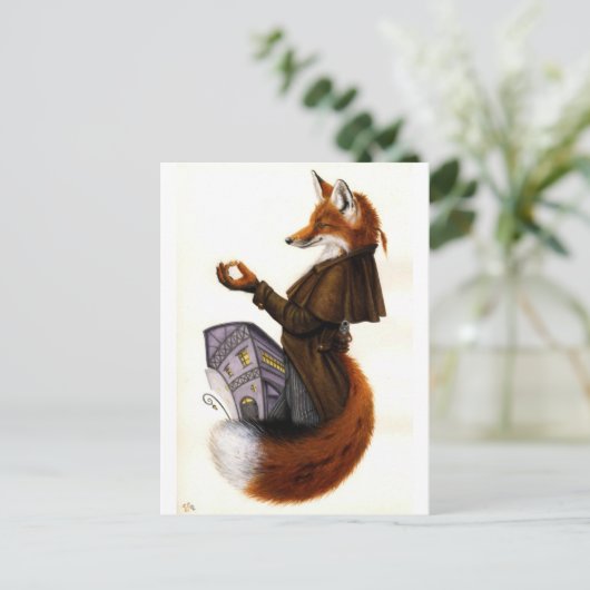 Fox-Trotte Briefkaart (Staand voorkant)