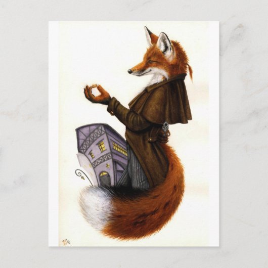 Fox-Trotte Briefkaart (Voorkant)