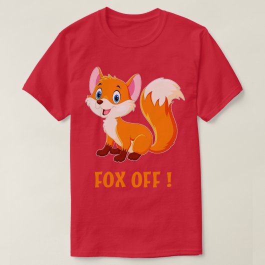 Fox uit t-shirt (Design voorkant)