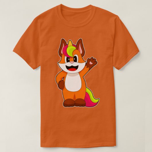 Fox Unicorn T-shirt (Design voorkant)