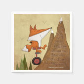 Fox Unicyclist - Meer dan een veroveraar Servet (Voorkant)