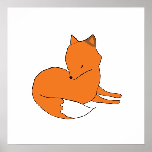 Fox Value Poster papier (mat) (Voorkant)