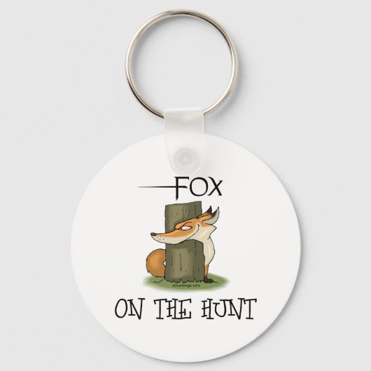 Fox van de Hunt Sleutelhanger (Achterkant)