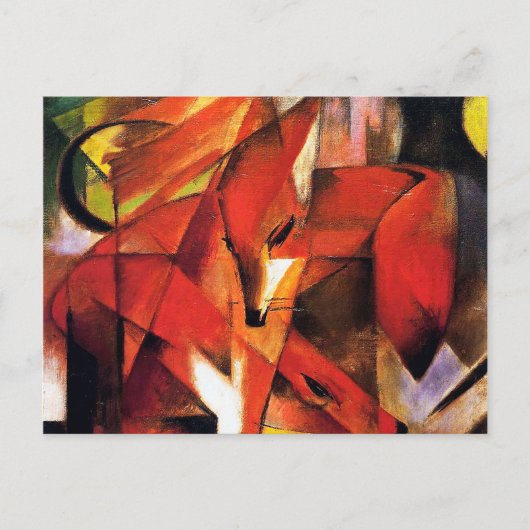 Fox van Franz Marc Briefkaart (Voorkant)