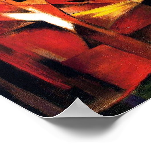 Fox van Franz Marc Poster (Hoek)