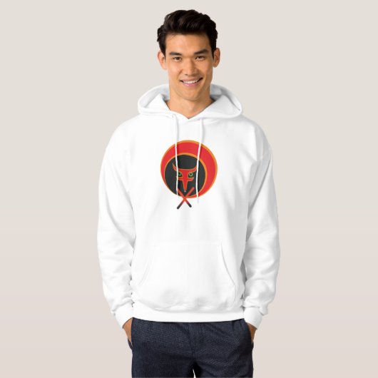 Fox van het leven - Rood. Hoodie (Voorkant volledig)