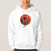 Fox van het leven - Rood. Hoodie (Voorkant)