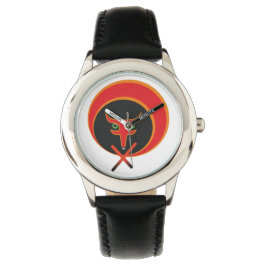 Fox van het leven - Rood. Horloge