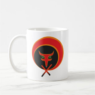Fox van het leven - Rood. Koffiemok