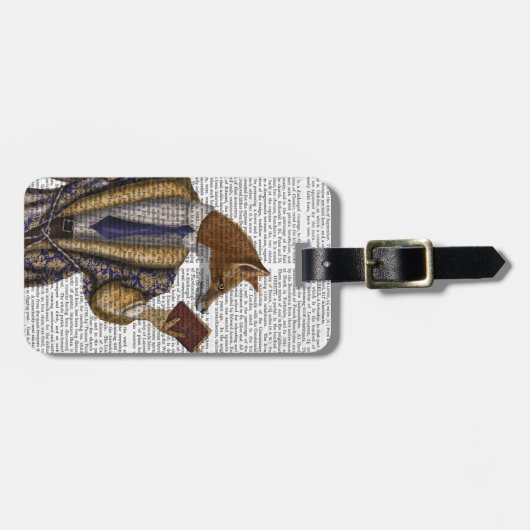 Fox van lezer bagagelabel (Voorkant horizontaal)