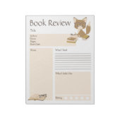 Fox van Review lezen Notitieblok (Linkerzijde)