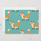Fox Verjaardagsfeest Bos Thema Bossen Jongen Foto Kaart (Achterkant)