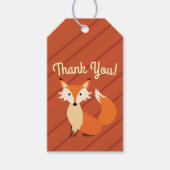 Fox verjaardagsfeestje cadeaulabel (Voorkant)