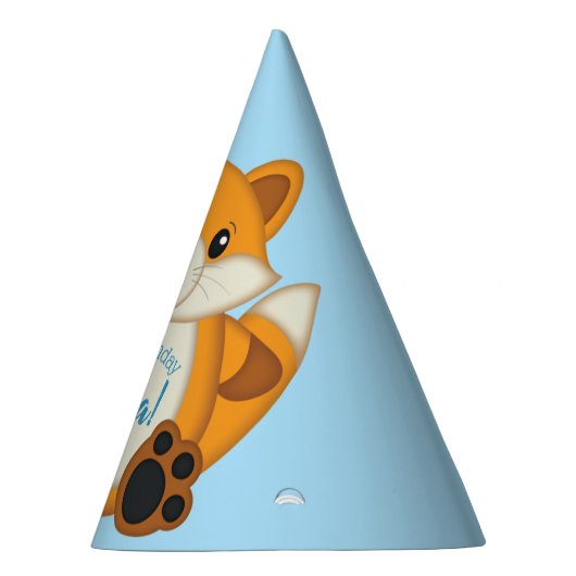 Fox verjaardagsfeestje feesthoedjes (Rechts)