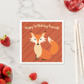 Fox verjaardagsfeestje servet (Insitu)