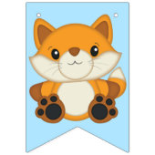 Fox verjaardagsfeestje vlaggetjes (Eerste vlag)