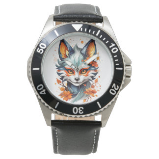 Fox Vibes: tijdloze herfstkunst Horloge