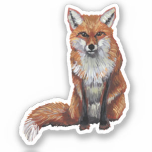 Fox Vinyl Sticker